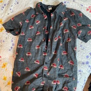 Jurassic Park Button Down